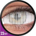 Phantasee Sclera Contacts Rockslide/ Full White Mesh / White Screen (2 lenses/pack)-Sclera Contacts-UNIQSO UK