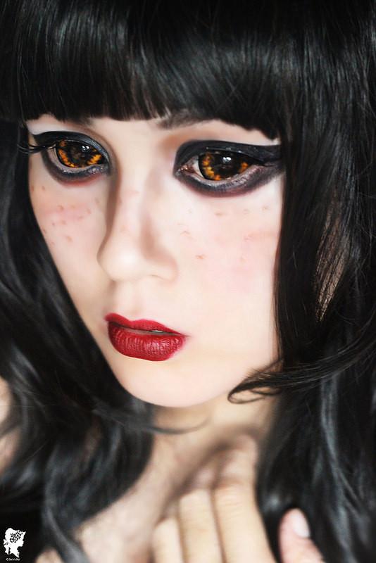 Phantasee Gold Sclera Contacts Morbius (2 lenses/pack)-Sclera Contacts-UNIQSO