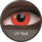 Phantasee UV Glow Crazy Lens Red (2 lenses/pack)-UV Contacts-UNIQSO UK