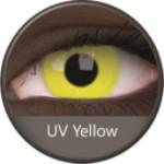 Phantasee UV Glow Crazy Lens Yellow (2 lenses/pack)-UV Contacts-UNIQSO UK