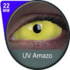 Phantasee UV Glow Yellow Sclera lens Amazo (2 lenses/pack)-Sclera UV Contacts-UNIQSO UK