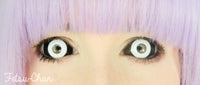 Phantasee White Black Sclera Contacts Medusa (2 lenses/pack)-Sclera Contacts-UNIQSO UK