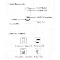 Premium Ultrasonic Contact Lenses Cleaner-Lens Cleaner-UNIQSO UK