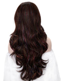 Premium Wig - Copper Blend Shiny Tinsel Lace Front Tinsel-Lace Front Wig-UNIQSO UK