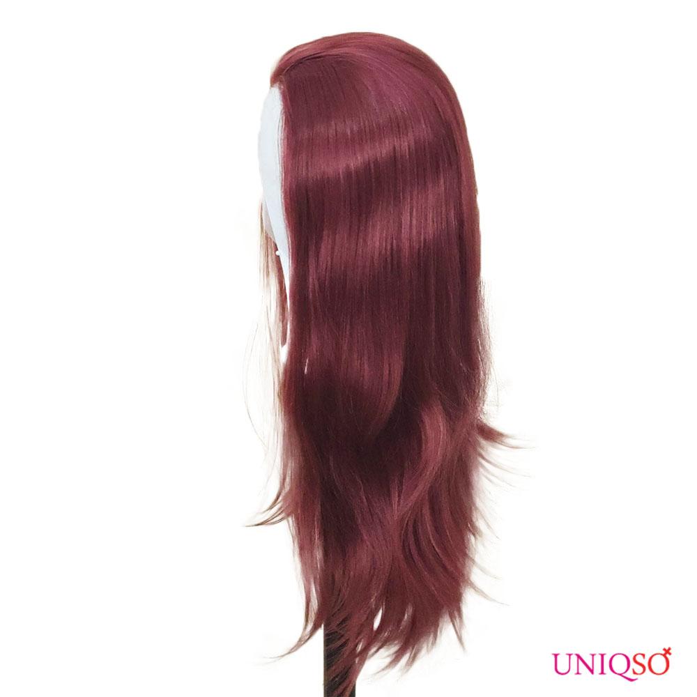 Premium Wig - Fiery Cinnamon Side Sweep Extra Long Lace Front Wig-Lace Front Wig-UNIQSO UK
