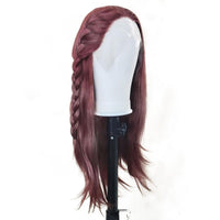 Premium Wig - Fiery Cinnamon Side Sweep Extra Long Lace Front Wig-Lace Front Wig-UNIQSO UK