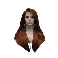 Premium Wig - Fiery Cinnamon Side Sweep Extra Long Lace Front Wig-Lace Front Wig-UNIQSO UK