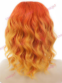 Premium Wig - Lace Front Cherry Red Wig (Cascading Curls)-Lace Front Wig-UNIQSO UK
