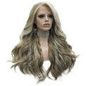 Premium Wig - Long Tinsel Grey Ombre Lace Front Wig-Lace Front Wig-UNIQSO UK