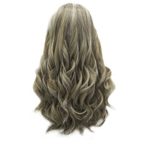 Premium Wig - Long Tinsel Grey Ombre Lace Front Wig-Lace Front Wig-UNIQSO UK