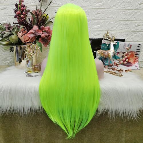 Premium Wig - Neon Yellow Silky Straight Lace Front Wig-Lace Front Wig-UNIQSO UK