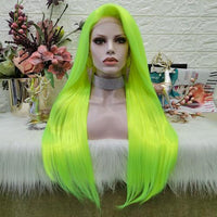 Premium Wig - Neon Yellow Silky Straight Lace Front Wig-Lace Front Wig-UNIQSO UK