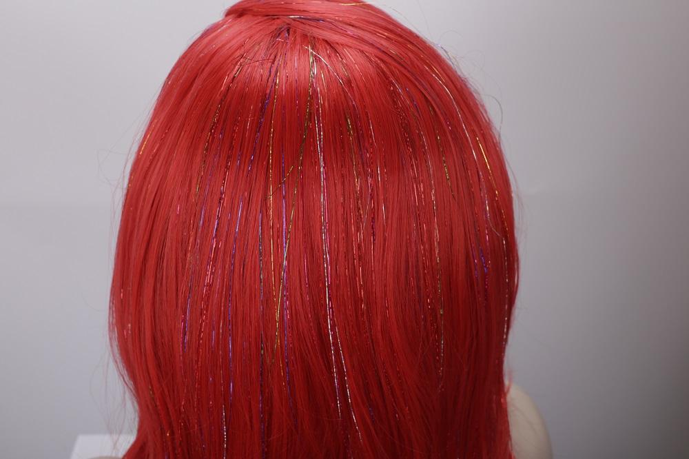 Premium Wig - Poppy Red Layered Lace Front Tinsel-Lace Front Wig-UNIQSO UK
