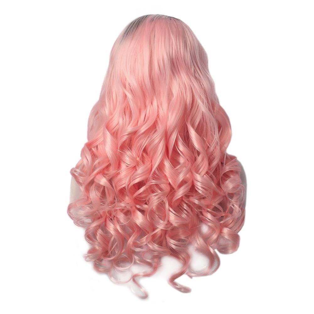 Premium Wig - Rooted Candy Pink Long Lace Front-Lace Front Wig-UNIQSO UK
