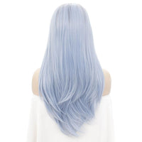 Premium Wig - Rooted Glacier Blue Long Straight Lace Front Wig-Lace Front Wig-UNIQSO UK