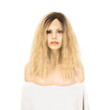 Premium Wig - Rooted Honey Blonde in Medium Curl Lace Front Wig-Lace Front Wig-UNIQSO UK