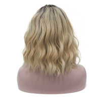 Premium Wig - Rooted Sunflower Fringe in Shoulder Length Wave Lace Front Wig-Lace Front Wig-UNIQSO UK