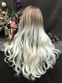 Premium Wig - Toffee Blonde Ombre Long Lace Front-Lace Front Wig-UNIQSO UK