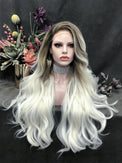 Premium Wig - Toffee Blonde Ombre Long Lace Front-Lace Front Wig-UNIQSO UK