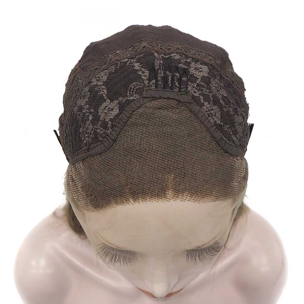Premium Wig - Two-tone Tortilla Brown Long Straight Lace Front Wig-Lace Front Wig-UNIQSO UK