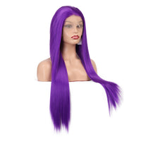 Purple Revolution Front Lace Straight Hair Wig-Lace Front Wig-UNIQSO UK