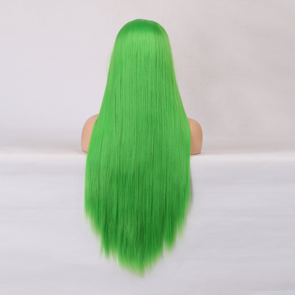 Rich Green Front Lace Long Hair Wig-Lace Front Wig-UNIQSO UK