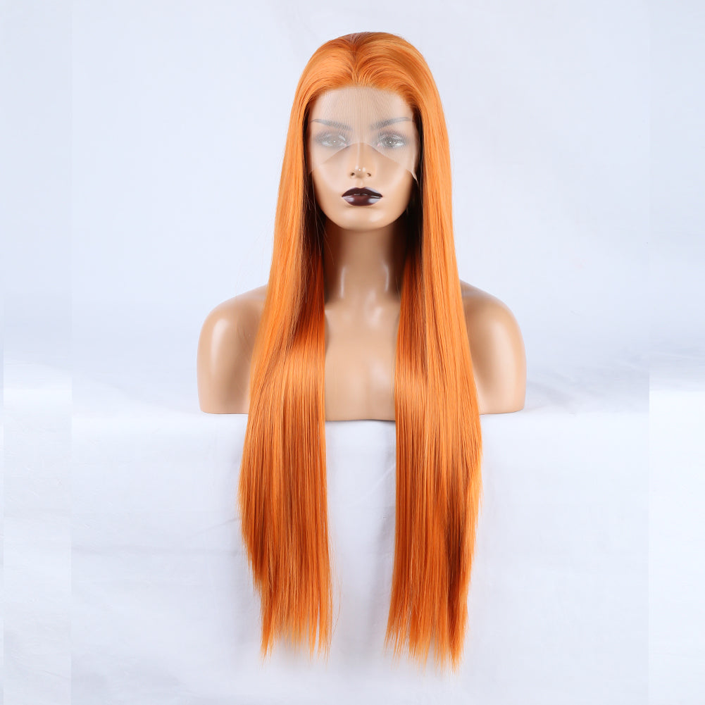Ritzy Orange Front Lace Wig-Lace Front Wig-UNIQSO UK