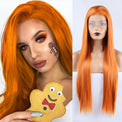 Ritzy Orange Front Lace Wig-Lace Front Wig-UNIQSO UK