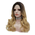 Rooted Dusty Blonde Long Wavy Daily Wig-Daily Wig-UNIQSO UK