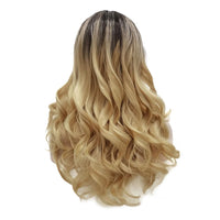Rooted Dusty Blonde Long Wavy Daily Wig-Daily Wig-UNIQSO UK