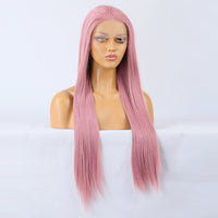 Rosy Berry Long Straight Lace Front Wig-Lace Front Wig-UNIQSO UK