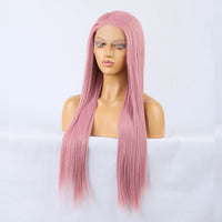 Rosy Berry Long Straight Lace Front Wig-Lace Front Wig-UNIQSO UK