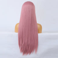Rosy Berry Long Straight Lace Front Wig-Lace Front Wig-UNIQSO UK
