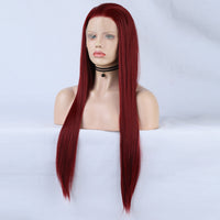 Royal Scarlet Front Lace Wig-Lace Front Wig-UNIQSO UK