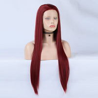 Royal Scarlet Front Lace Wig-Lace Front Wig-UNIQSO UK