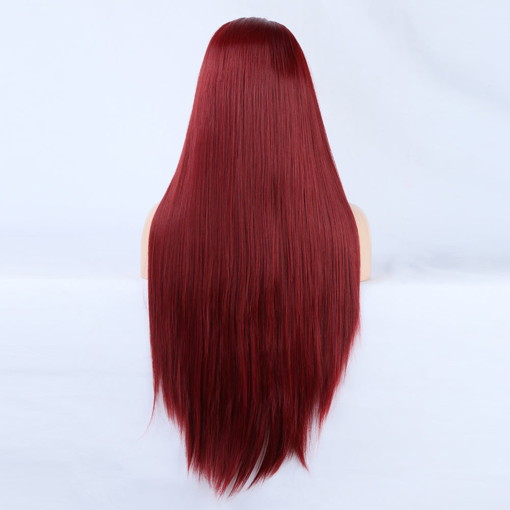 Royal Scarlet Front Lace Wig-Lace Front Wig-UNIQSO UK