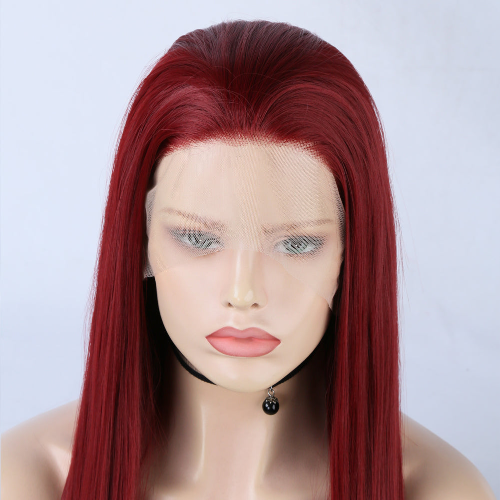 Royal Scarlet Front Lace Wig-Lace Front Wig-UNIQSO UK