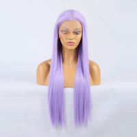Sassy Shades Light Purple Front Lace Long Straight Wig-Lace Front Wig-UNIQSO UK