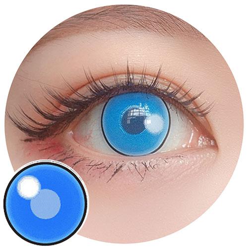 Sweety Anime Cloud Rim Blue (1 lens/pack)-Colored Contacts-UNIQSO UK
