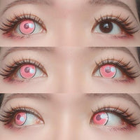 Sweety Anime Cloud Rim Pink (1 lens/pack)-Colored Contacts-UNIQSO UK