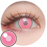 Sweety Anime Cloud Rim Pink (1 lens/pack)-Colored Contacts-UNIQSO UK