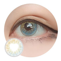 Sweety Anime Shining Heart Blue Brown (1 lens/pack)-Colored Contacts-UNIQSO UK