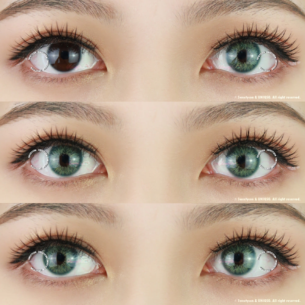 Sweety Camilla Green (1 lens/pack)-Colored Contacts-UNIQSO UK