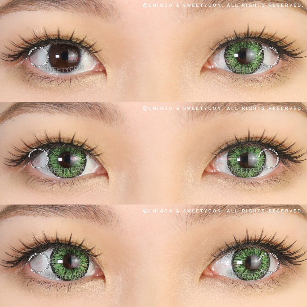 Sweety Candy Green (New) (1 lens/pack)-Colored Contacts-UNIQSO UK