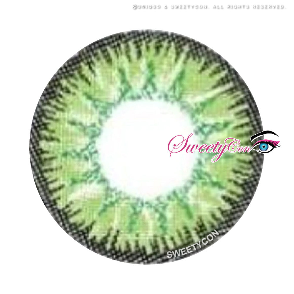 Sweety Candy Green (New) (1 lens/pack)-Colored Contacts-UNIQSO UK