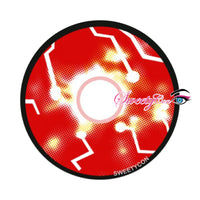 Sweety Circuit Eye Red (1 lens/pack)-Crazy Contacts-UNIQSO UK