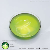 Sweety Clover Green (1 lens/pack)-Colored Contacts-UNIQSO UK