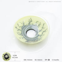 Sweety Crazy Black Rage (1 lens/pack)-Crazy Contacts-UNIQSO UK
