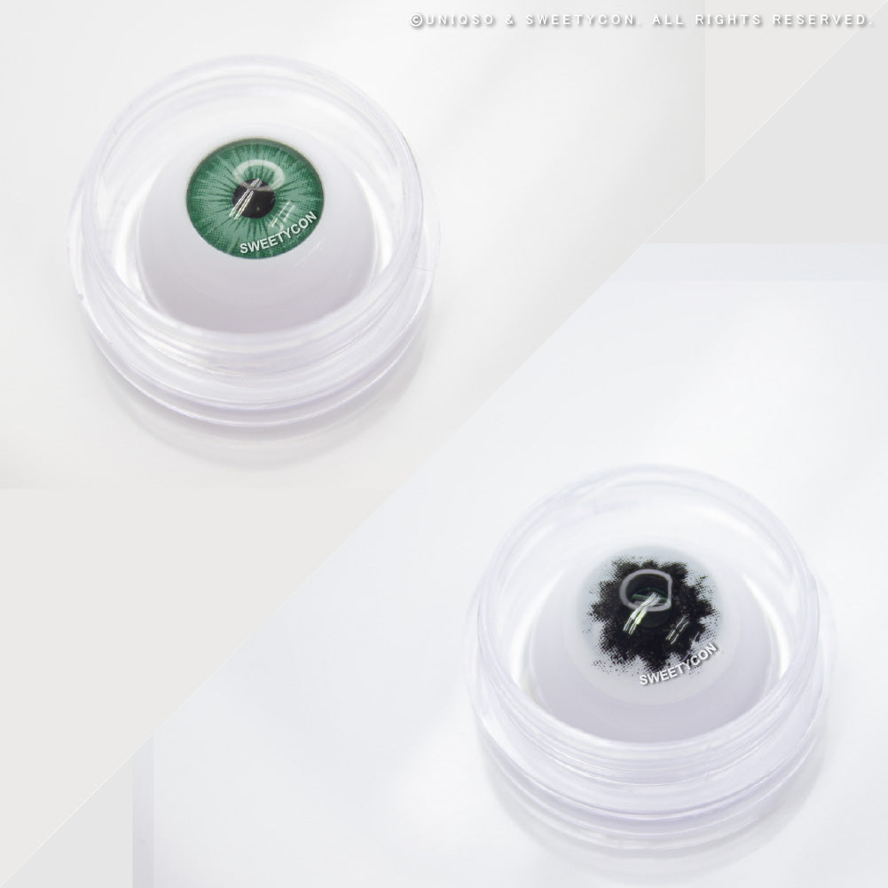 Sweety Crazy Black Zombie (1 lens/pack)-Crazy Contacts-UNIQSO UK