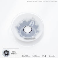 Sweety Crazy Black Zombie (1 lens/pack)-Crazy Contacts-UNIQSO UK
